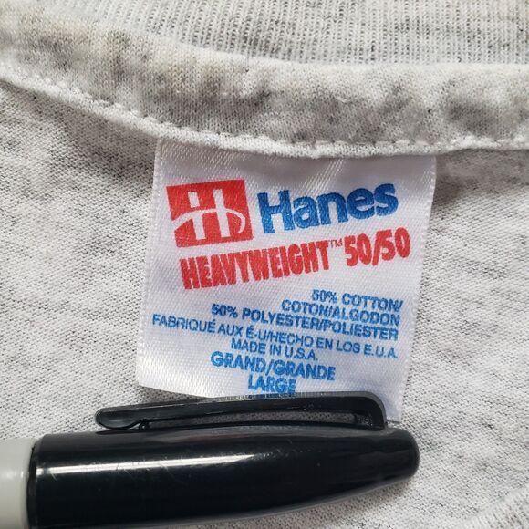 Vintage 90s John Deere Tractor Sz Large Single Stitch USA Made Mens Gray T-Shirt - Picture 6 of 8